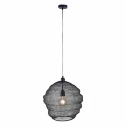 Lampes Vintages & Rétros-Luminaires Leuchten Direkt Suspension Leuchten Direkt KOKON Noir, 1 lumière