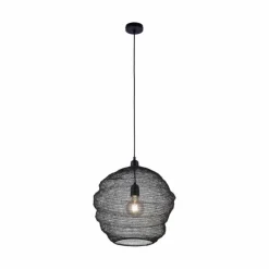 Lampes Vintages & Rétros-Luminaires Leuchten Direkt Suspension Leuchten Direkt KOKON Noir, 1 lumière