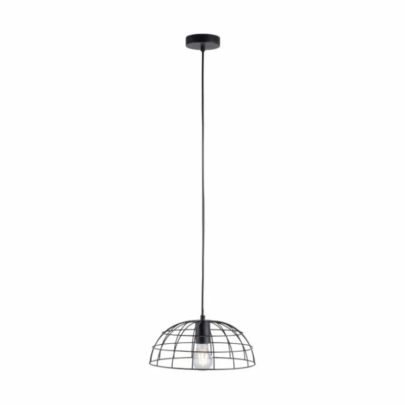 Lampes Industrielles-Luminaires Leuchten Direkt Suspension Leuchten Direkt FABIO Noir, 1 lumière