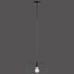 Lampes Industrielles-Luminaires Leuchten Direkt Suspension Leuchten Direkt FABIO Noir, 1 lumière