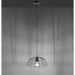Lampes Industrielles-Luminaires Leuchten Direkt Suspension Leuchten Direkt FABIO Noir, 1 lumière