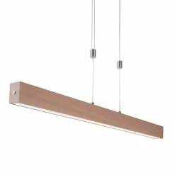 Luminaires Rustiques-Luminaires Leuchten Direkt Suspension Leuchten Direkt AMANDA LED Nickel mat, 1 lumière