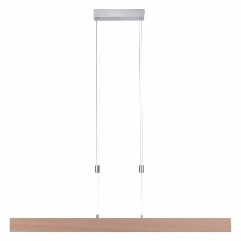 Luminaires Rustiques-Luminaires Leuchten Direkt Suspension Leuchten Direkt AMANDA LED Nickel mat, 1 lumière