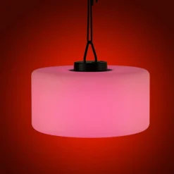 Luminaires Leuchten Direkt Suspension Leuchten Direkt HOLLY LED Noir, Blanc, 1 lumière, Changeur de couleurs