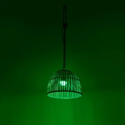 Style Boho-Chic-Luminaires Leuchten Direkt Suspension Leuchten Direkt DAVID LED Brun, 1 lumière, Télécommandes, Changeur de couleurs