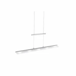 Luminaires Leuchten Direkt Suspension Leuchten-Direkt NELE LED Acier inoxydable, 5 lumières