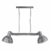 Lampes Industrielles-Luminaires Leuchten Direkt Suspension Leuchten-Direkt SAMIA Gris, 2 lumières