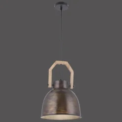 Lampes Industrielles-Luminaires Leuchten Direkt Suspension Leuchten-Direkt SAMIA Brun, 1 lumière