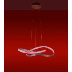 Luminaires Leuchten Direkt Suspension Leuchten-Direkt Ls-MELINDA LED Acier inoxydable, 1 lumière, Télécommandes, Changeur de couleurs