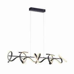 Luminaires Leuchten Direkt Suspension Leuchten-Direkt CURLS LED Noir, 4 lumières* Éclairage Led