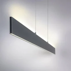 Luminaires Leuchten Direkt Suspension Leuchten-Direkt NILA LED Anthracite, 2 lumières, Télécommandes