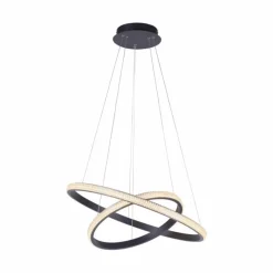 Lampes En Bois-Luminaires Leuchten Direkt Suspension Leuchten-Direkt MUSA LED Noir, 2 lumières