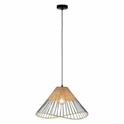 Lampes En Bois-Luminaires Leuchten Direkt Suspension Leuchten-Direkt REED Bois clair, 1 lumière