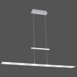 Luminaires Leuchten Direkt Suspension Leuchten-Direkt NELE LED Nickel mat, 6 lumières* Suspensions