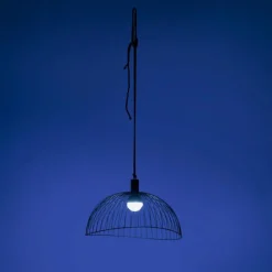 Luminaires Leuchten Direkt Suspension Leuchten-Direkt DAVID LED Noir, 1 lumière, Télécommandes, Changeur de couleurs