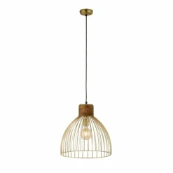 Lampes En Bois-Luminaires Leuchten Direkt Suspension Leuchten-Direkt ALAMI Bois foncé, 1 lumière