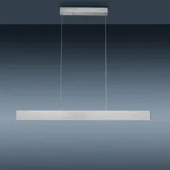 Luminaires Leuchten Direkt Suspension Leuchten-Direkt LOLAsmart-NILA LED Aluminium, 2 lumières, Télécommandes, Changeur de couleurs