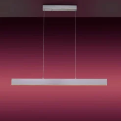 Luminaires Leuchten Direkt Suspension Leuchten-Direkt LOLAsmart-NILA LED Aluminium, 2 lumières, Télécommandes, Changeur de couleurs