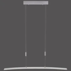 Luminaires Leuchten Direkt Suspension Leuchten-Direkt MARINA LED Acier brossé, 1 lumière* Éclairage Led