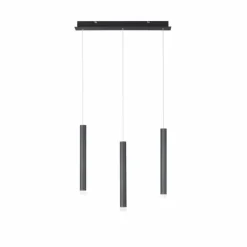 Luminaires Leuchten Direkt Suspension Leuchten-Direkt BRUNO LED Noir, 3 lumières* Éclairage Led