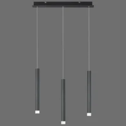 Luminaires Leuchten Direkt Suspension Leuchten-Direkt BRUNO LED Noir, 3 lumières* Éclairage Led