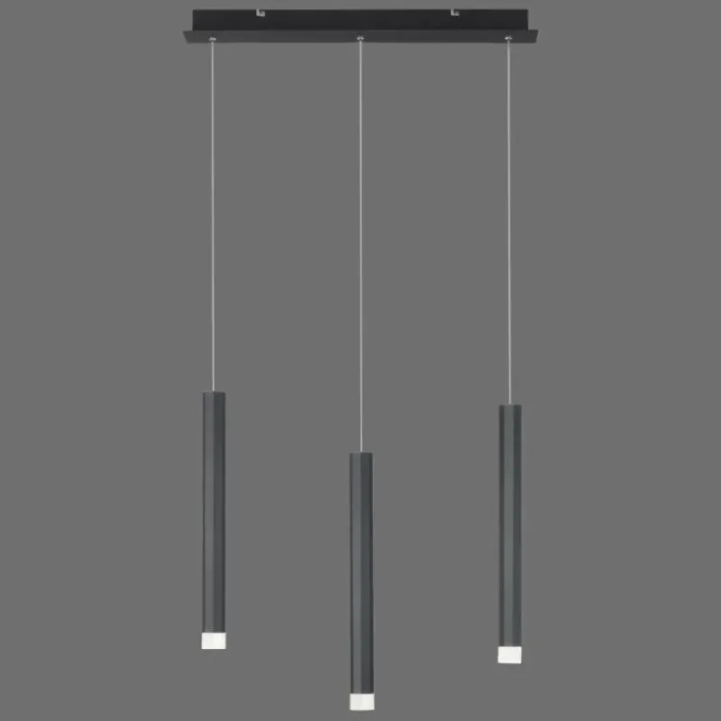 Luminaires Leuchten Direkt Suspension Leuchten-Direkt BRUNO LED Noir, 3 lumières* Éclairage Led