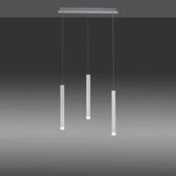 Luminaires Leuchten Direkt Suspension Leuchten-Direkt BRUNO LED Aluminium, 3 lumières* Éclairage Led