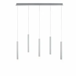 Luminaires Leuchten Direkt Suspension Leuchten-Direkt BRUNO LED Aluminium, 5 lumières* Éclairage Led