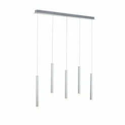 Luminaires Leuchten Direkt Suspension Leuchten-Direkt BRUNO LED Aluminium, 5 lumières* Éclairage Led
