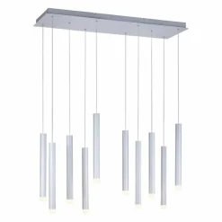 Luminaires Leuchten Direkt Suspension Leuchten-Direkt BRUNO LED Aluminium, 10 lumières* Éclairage Led
