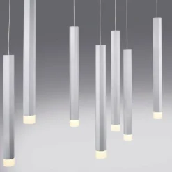 Luminaires Leuchten Direkt Suspension Leuchten-Direkt BRUNO LED Aluminium, 10 lumières* Éclairage Led