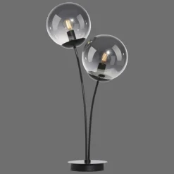 Suspension Verre Fumé-Luminaires Leuchten Direkt Suspension Leuchten-Direkt BIG WIDOW Noir, 2 lumières