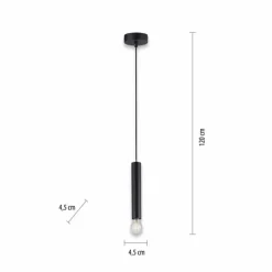 Luminaires Leuchten Direkt Suspension Leuchten-Direkt BRUNA Noir, 1 lumière* Suspensions