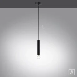 Luminaires Leuchten Direkt Suspension Leuchten-Direkt BRUNA Noir, 1 lumière* Suspensions