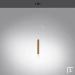 Luminaires Leuchten Direkt Suspension Leuchten-Direkt BRUNA Laiton, 1 lumière* Suspensions