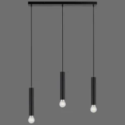Luminaires Leuchten Direkt Suspension Leuchten-Direkt BRUNA Noir, 3 lumières* Suspensions