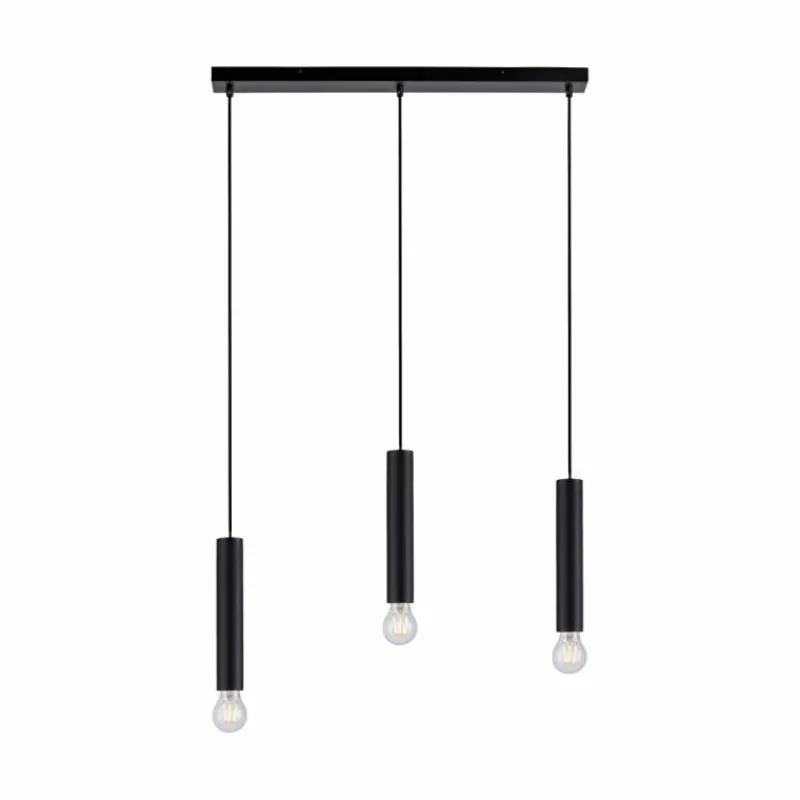 Luminaires Leuchten Direkt Suspension Leuchten-Direkt BRUNA Noir, 3 lumières* Suspensions