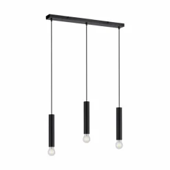 Luminaires Leuchten Direkt Suspension Leuchten-Direkt BRUNA Noir, 3 lumières* Suspensions