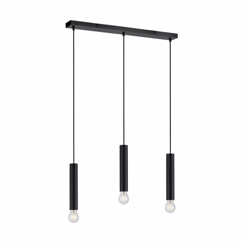 Luminaires Leuchten Direkt Suspension Leuchten-Direkt BRUNA Noir, 3 lumières* Suspensions