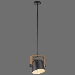 Lampes En Bois-Luminaires Leuchten Direkt Suspension Leuchten-Direkt CUP Noir, 1 lumière