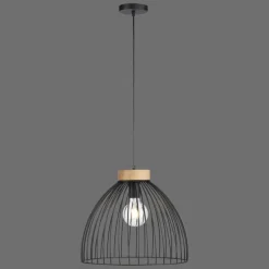 Lampes Vintages & Rétros-Luminaires Leuchten Direkt Suspension Leuchten-Direkt LAMI Noir, 1 lumière