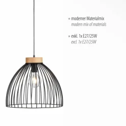 Lampes Vintages & Rétros-Luminaires Leuchten Direkt Suspension Leuchten-Direkt LAMI Noir, 1 lumière