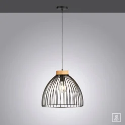 Lampes Vintages & Rétros-Luminaires Leuchten Direkt Suspension Leuchten-Direkt LAMI Noir, 1 lumière