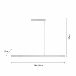 Luminaires Leuchten Direkt Suspension Leuchten-Direkt LUZI LED Argenté, 3 lumières* Éclairage Led