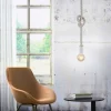 Luminaires Scandinaves-Luminaires Leuchten Direkt Suspension Leuchten-Direkt DIY Blanc, 1 lumière