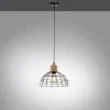 Lampes Vintages & Rétros-Luminaires Leuchten Direkt Suspension Leuchten-Direkt TARO Écru, Noir, 1 lumière