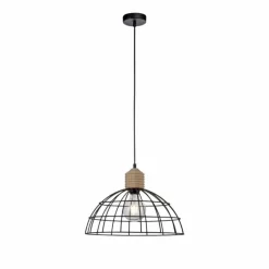 Lampes Vintages & Rétros-Luminaires Leuchten Direkt Suspension Leuchten-Direkt TARO Écru, Noir, 1 lumière