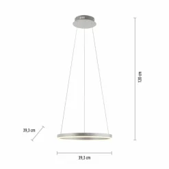 Luminaires Leuchten Direkt Suspension Leuchten-Direkt RITUS LED Aluminium, 1 lumière* Éclairage Led