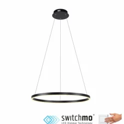 Luminaires Leuchten Direkt Suspension Leuchten-Direkt RITUS LED Noir, 1 lumière* Suspensions