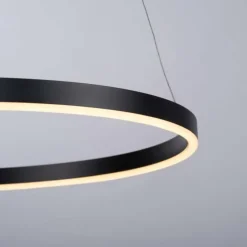 Luminaires Leuchten Direkt Suspension Leuchten-Direkt RITUS LED Noir, 1 lumière* Suspensions